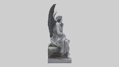 Fallen Angel statue model 3D model