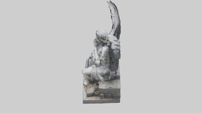 Fallen Angel statue model 3D model