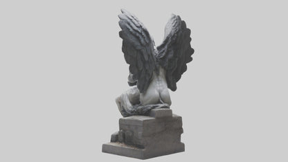 Fallen Angel statue model 3D model