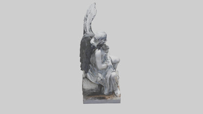 Fallen Angel statue model 3D model