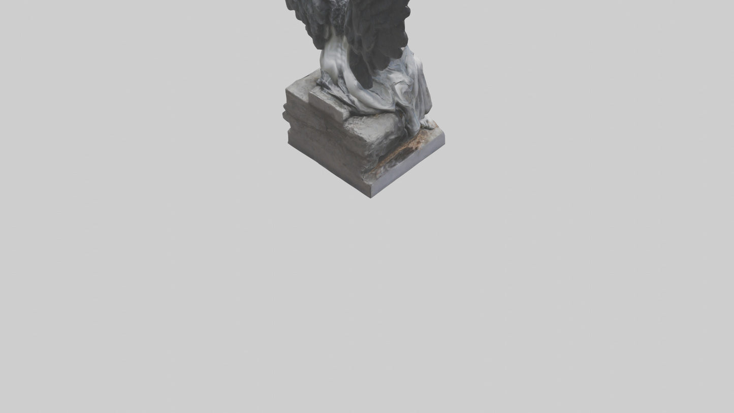 Fallen Angel statue model 3D model