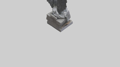 Fallen Angel statue model 3D model