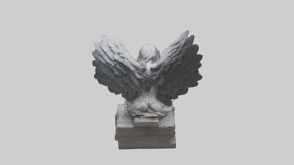 Fallen Angel statue model 3D model