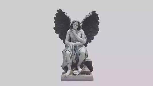 Fallen Angel statue model 3D model