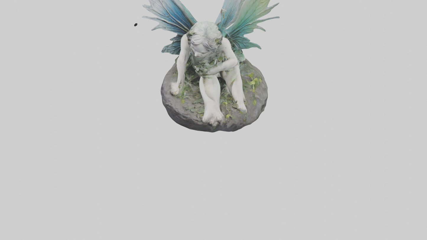 Fallen Faerie statue model 3D model
