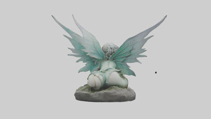 Fallen Faerie statue model 3D model