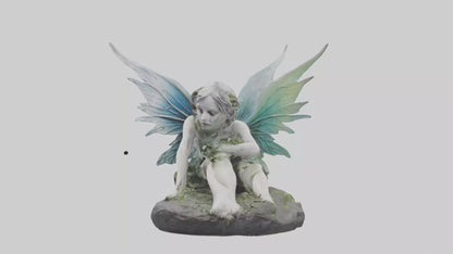 Fallen Faerie statue model 3D model