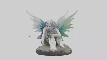 Fallen Faerie statue model 3D model