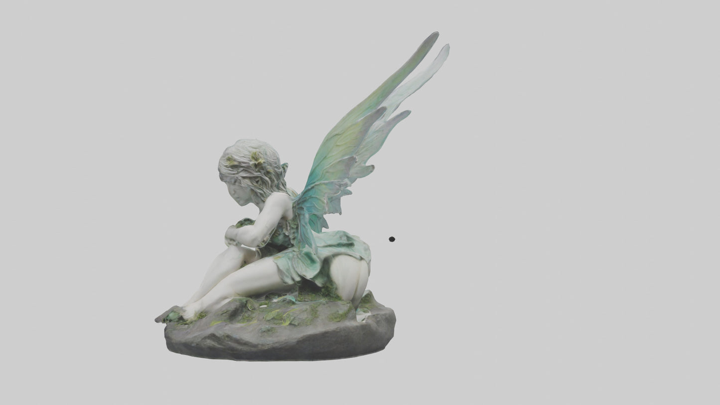 Fallen Faerie statue model 3D model