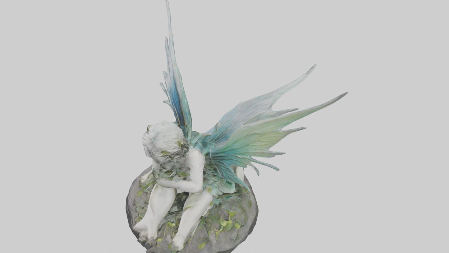 Fallen Faerie statue model 3D model