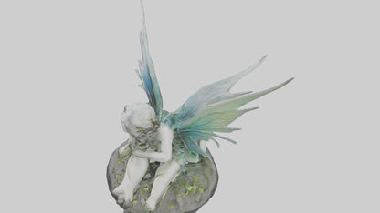 Fallen Faerie statue model 3D model