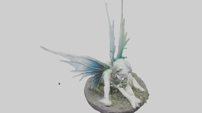 Fallen Faerie statue model 3D model