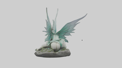 Fallen Faerie statue model 3D model