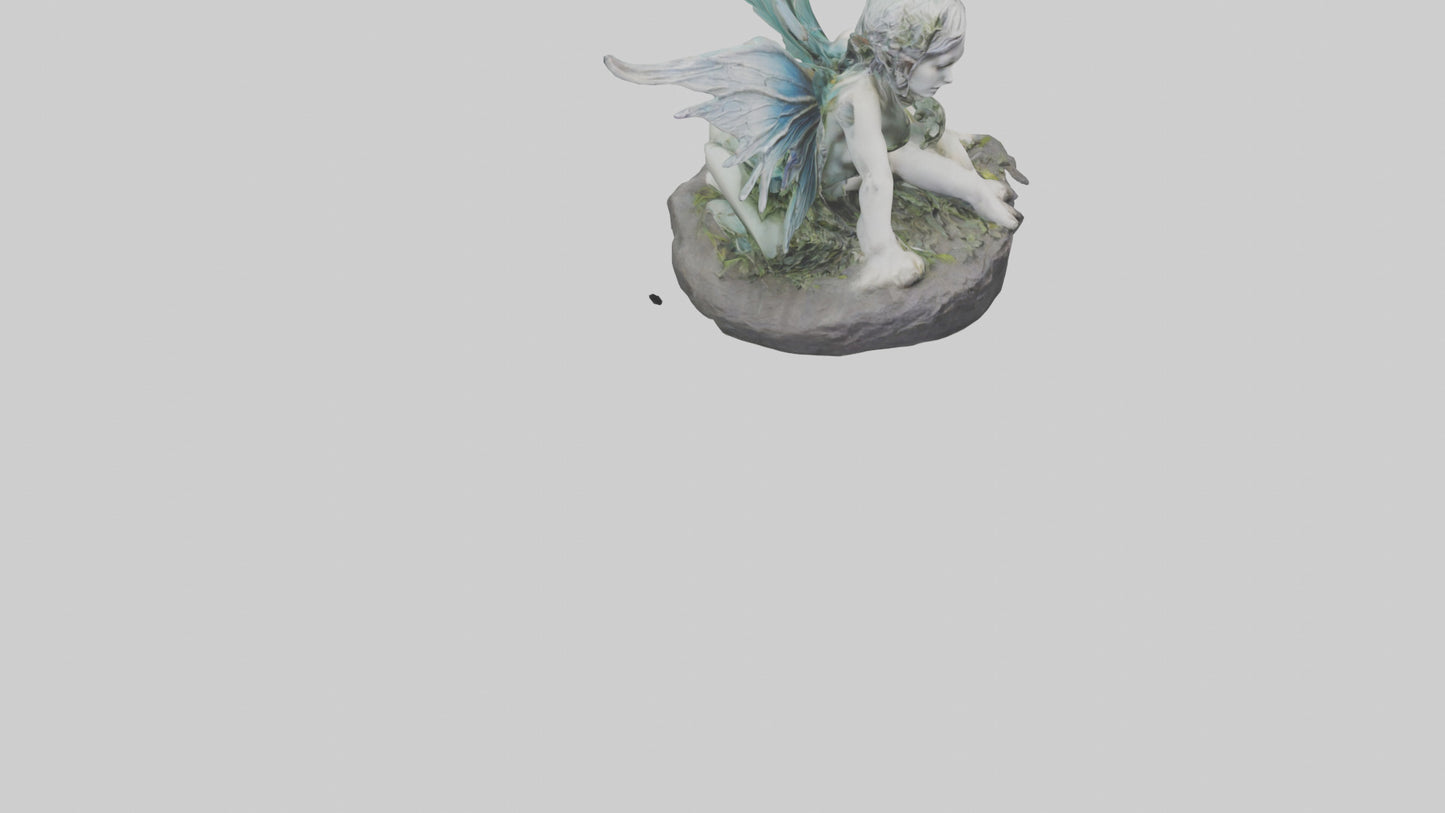 Fallen Faerie statue model 3D model
