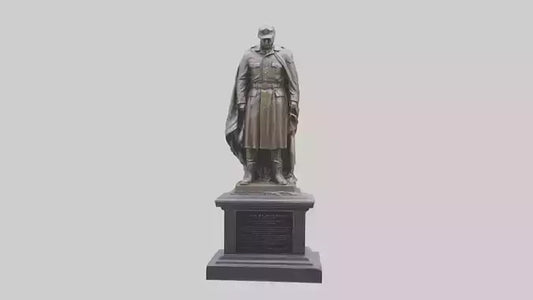 3D model Fallen Hero Memorial Statue model VR / AR / low-poly