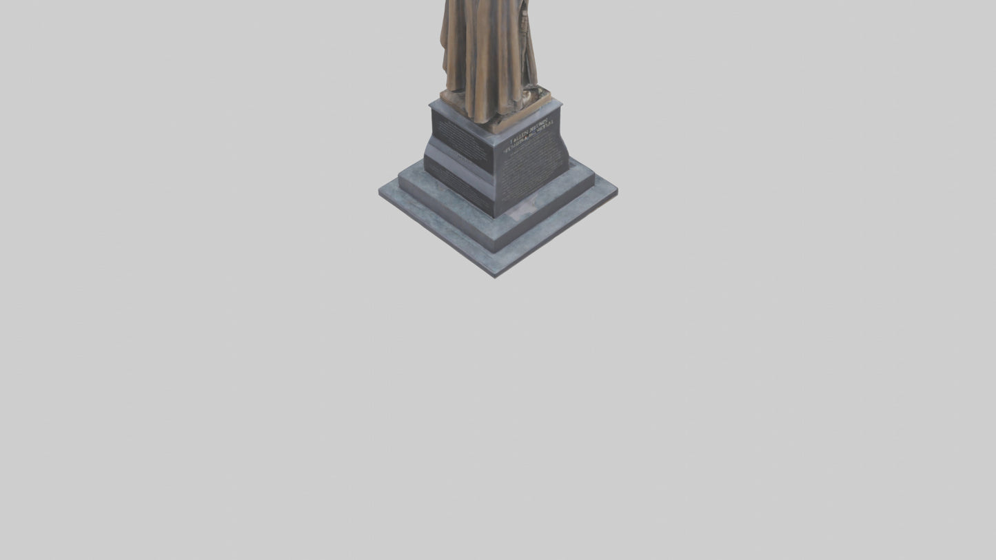 Fallen Heroes memorial statue model 3D model