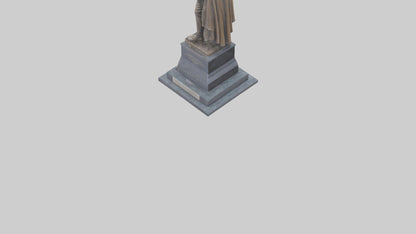 Fallen Heroes memorial statue model 3D model