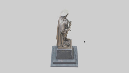 Fallen Heroes memorial statue model 3D model