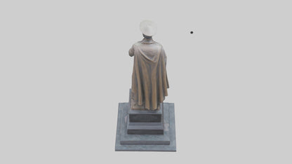 Fallen Heroes memorial statue model 3D model