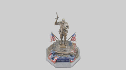 3D model Fallen Heroes of Freedom statue model VR / AR / low-poly