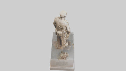 Fallen Soldier memorial model 2 3D model