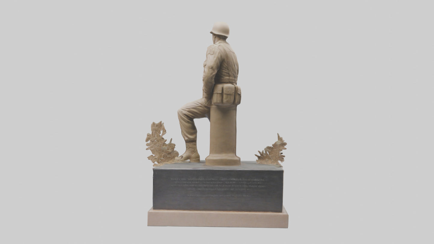 Fallen Soldier memorial model 2 3D model