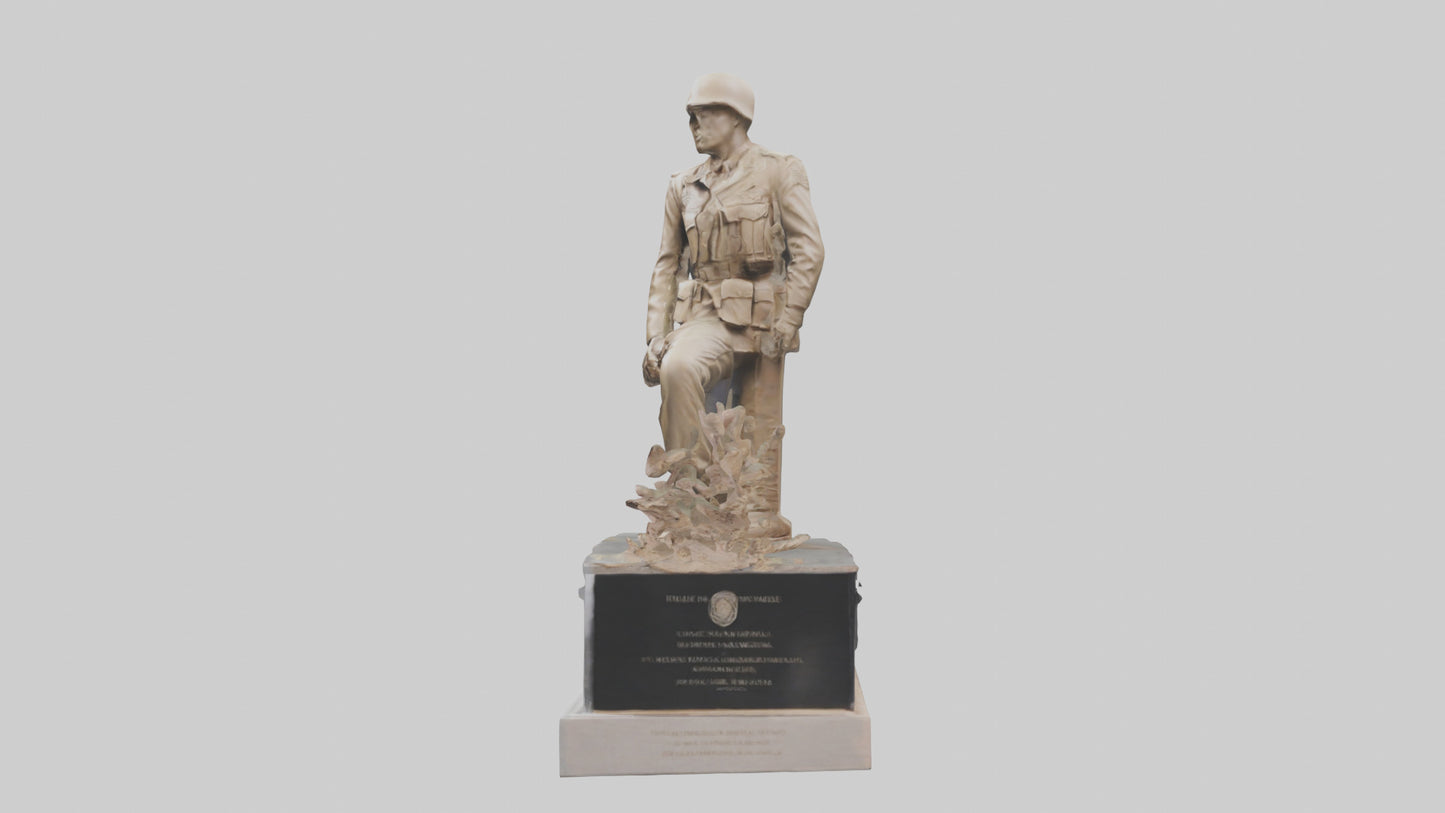 Fallen Soldier memorial model 2 3D model