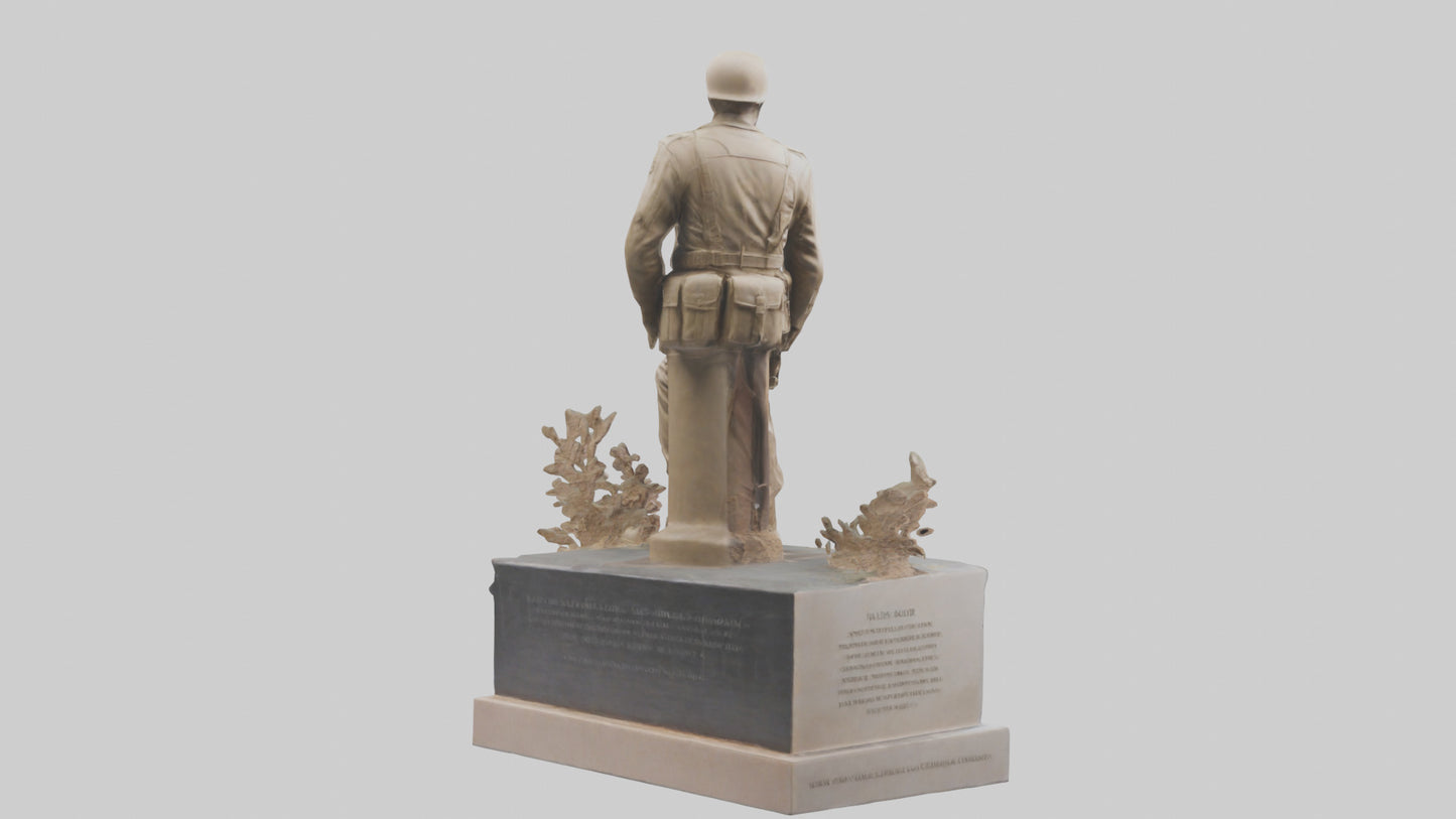 Fallen Soldier memorial model 2 3D model