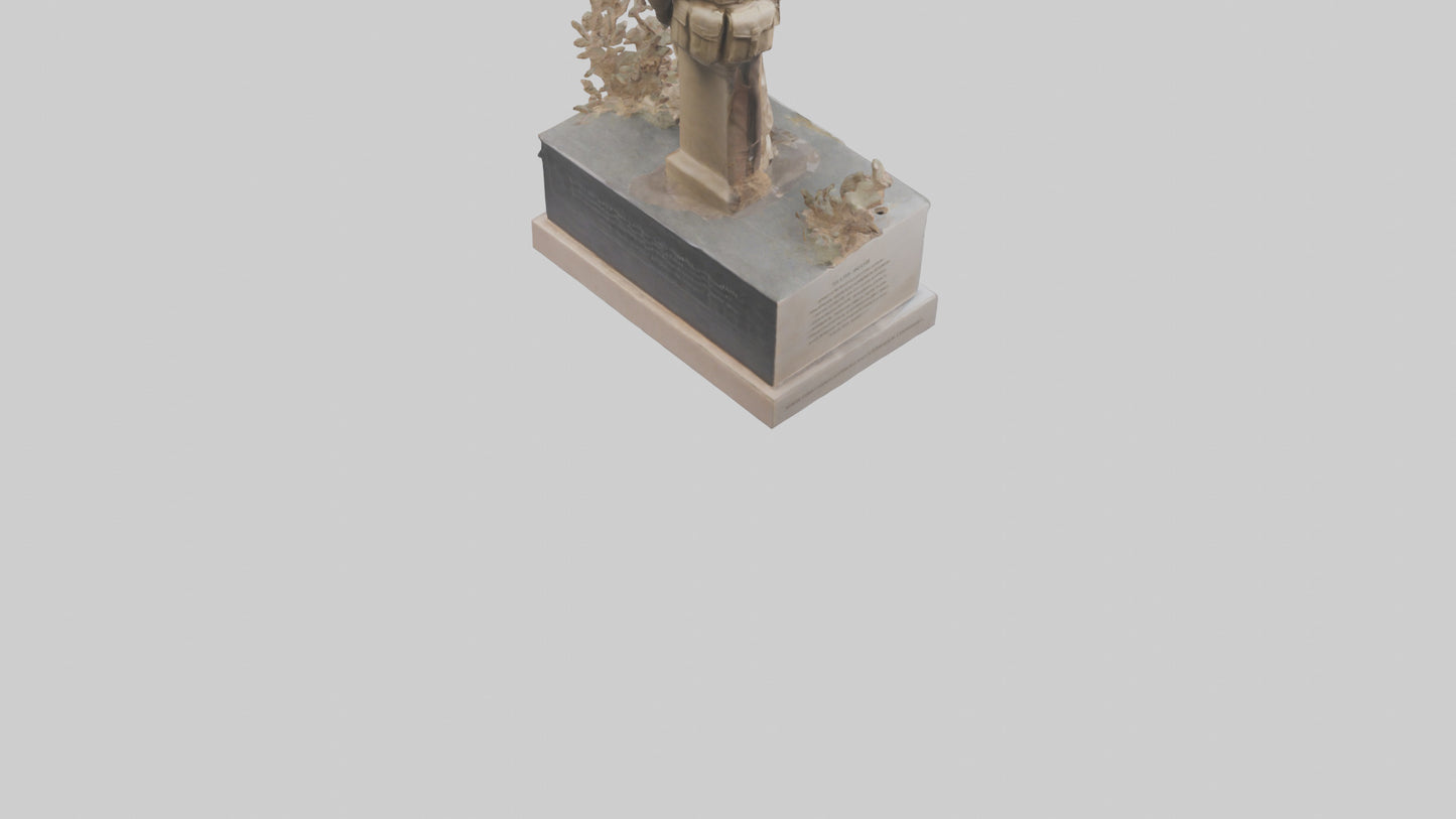 Fallen Soldier memorial model 2 3D model