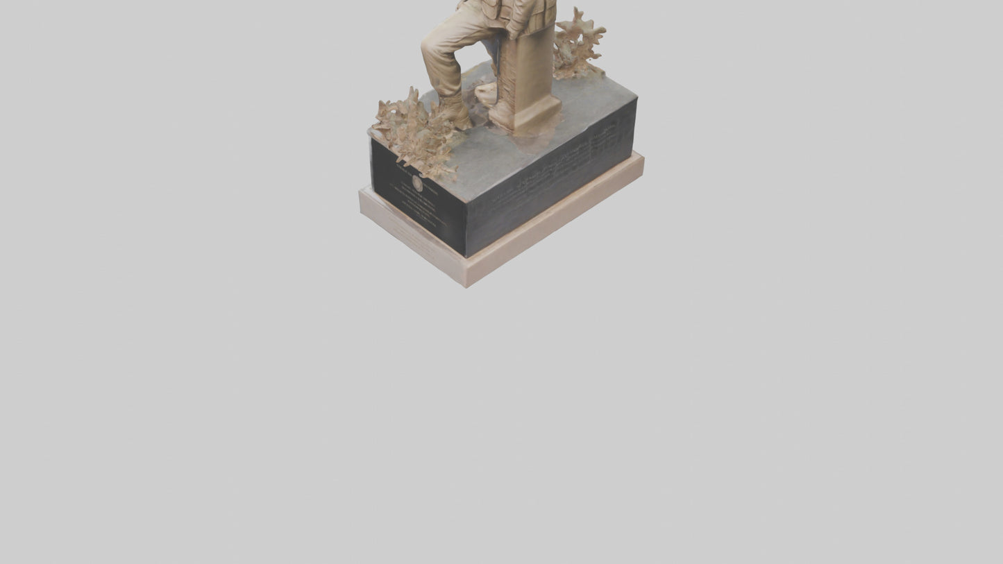 Fallen Soldier memorial model 2 3D model