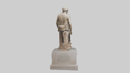 Fallen Soldier memorial model 2 3D model