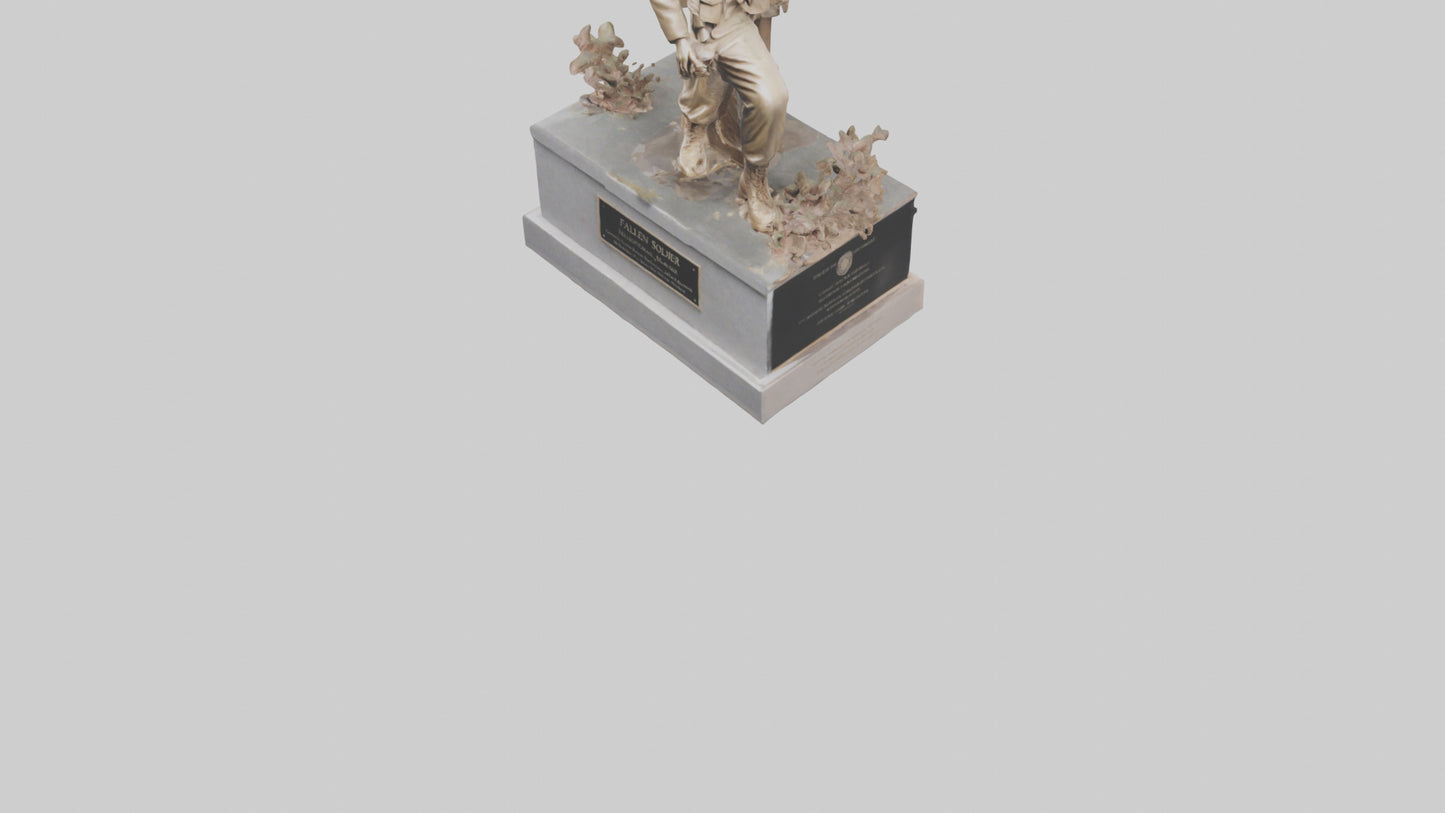 Fallen Soldier memorial model 2 3D model