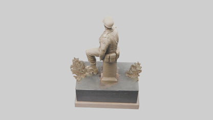 Fallen Soldier memorial model 2 3D model
