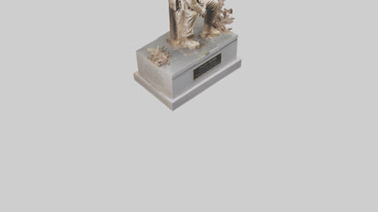 Fallen Soldier memorial model 2 3D model