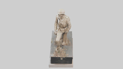 Fallen Soldier memorial model 2 3D model