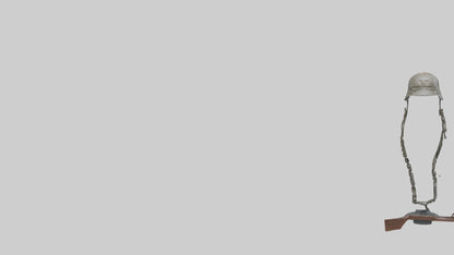 Fallen Soldier Memorial model VR / AR / low-poly