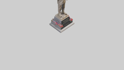 Fallen Soldiers memorial statue model 3D model