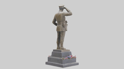 Fallen Soldiers memorial statue model 3D model