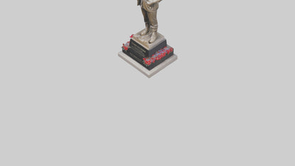 Fallen Soldiers memorial statue model 3D model