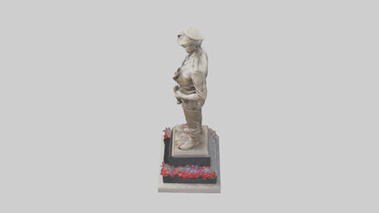Fallen Soldiers memorial statue model 3D model
