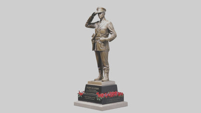 Fallen Soldiers memorial statue model 3D model