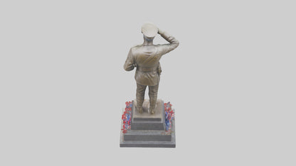 Fallen Soldiers memorial statue model 3D model