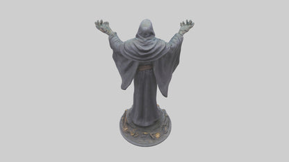 Fallen Sorcerer statue model 3D model