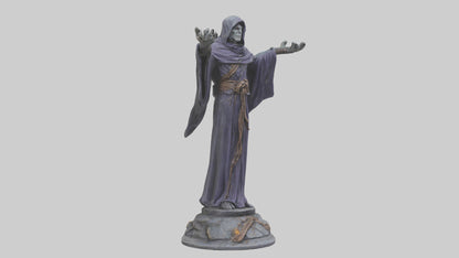Fallen Sorcerer statue model 3D model