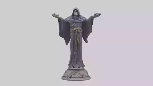 Fallen Sorcerer statue model 3D model