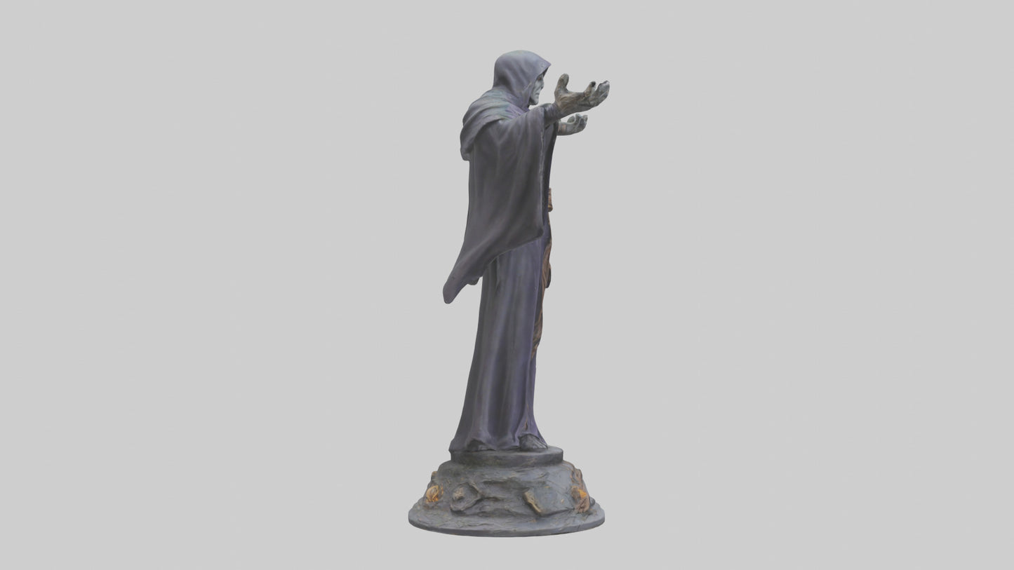 Fallen Sorcerer statue model 3D model