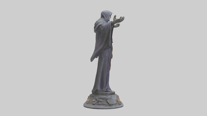 Fallen Sorcerer statue model 3D model