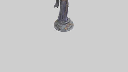 Fallen Sorcerer statue model 3D model