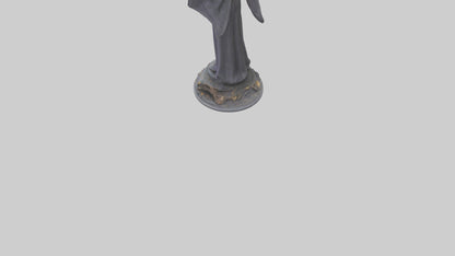 Fallen Sorcerer statue model 3D model