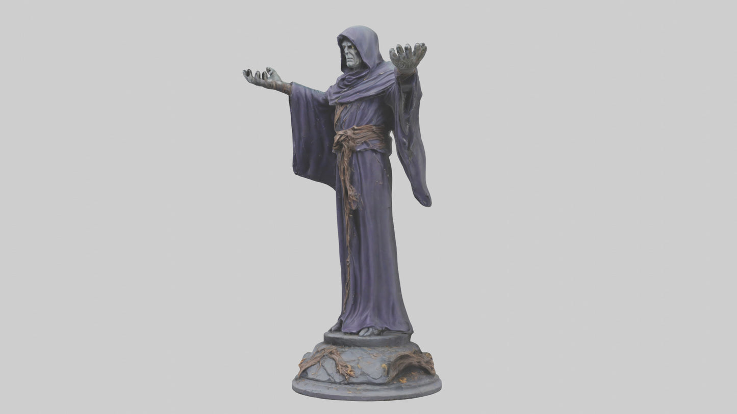 Fallen Sorcerer statue model 3D model
